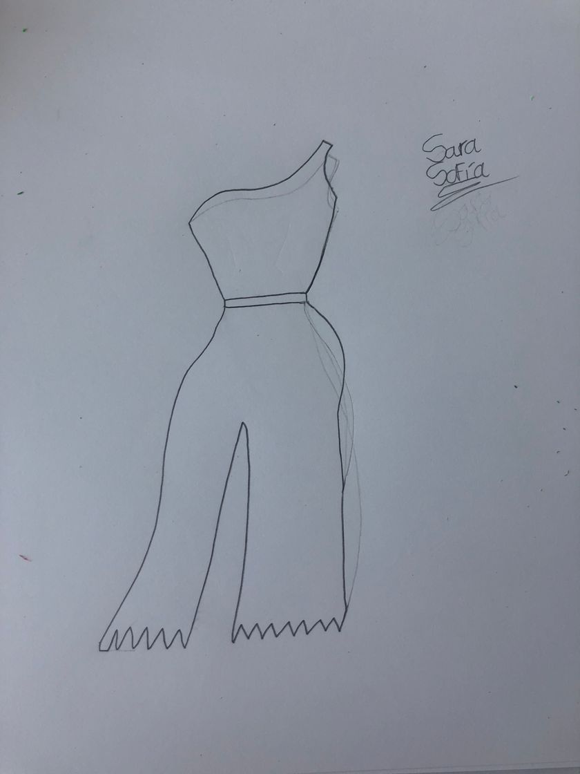 Social Mi dibujo. Este es mi outfit favorito 😍 👆🏼