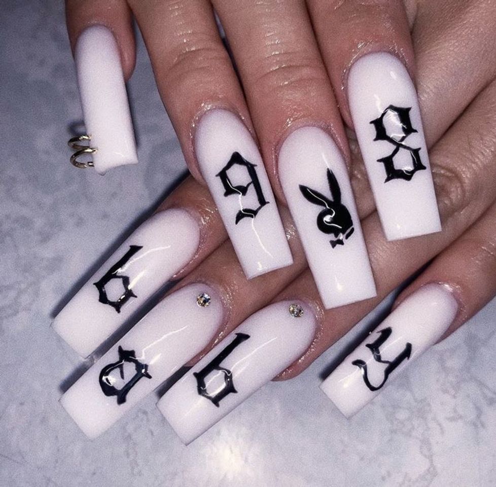 Moda Unhas Playboy 