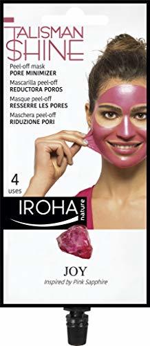 Belleza Iroha Nature - Mascarilla Facial Peel Off Rosa, Talisman Shine, Reductora de