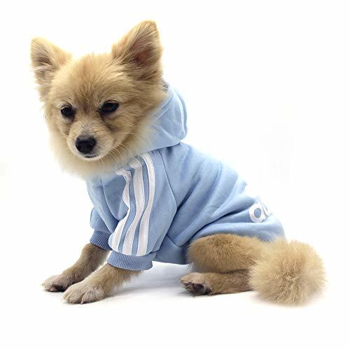 Product QiCheng&LYS Adidog Dog Hoodie Ropa, Mascota Cachorro Gato algodón Lindo cálido Sudadera