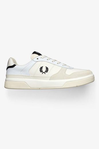 B300 de pele - Branco neve | Fred Perry