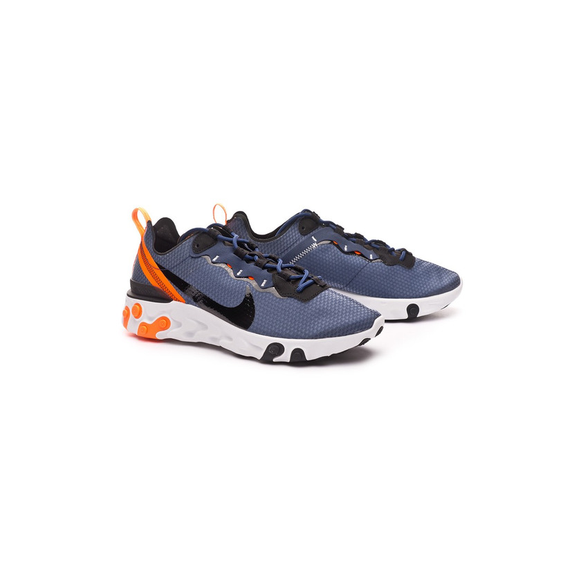 Fashion Nike React Element 55, Zapatillas de Running para Hombre, Negro