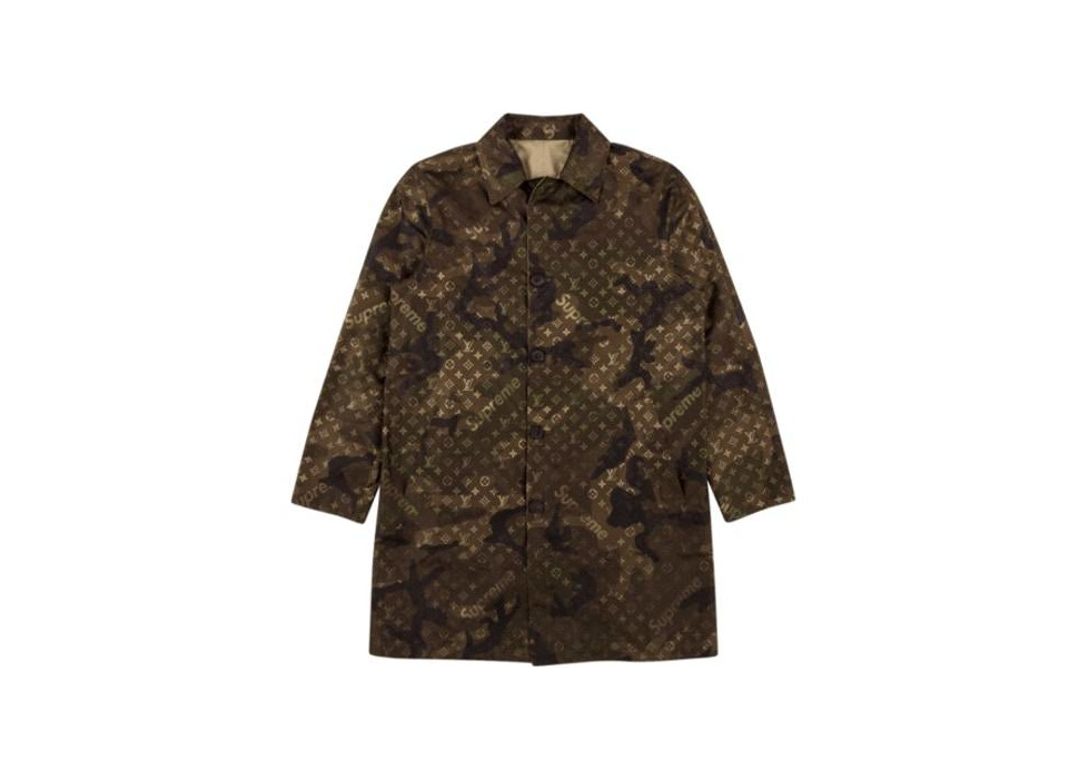 Supreme x Louis Vuitton Reversible Trench Coat Camo