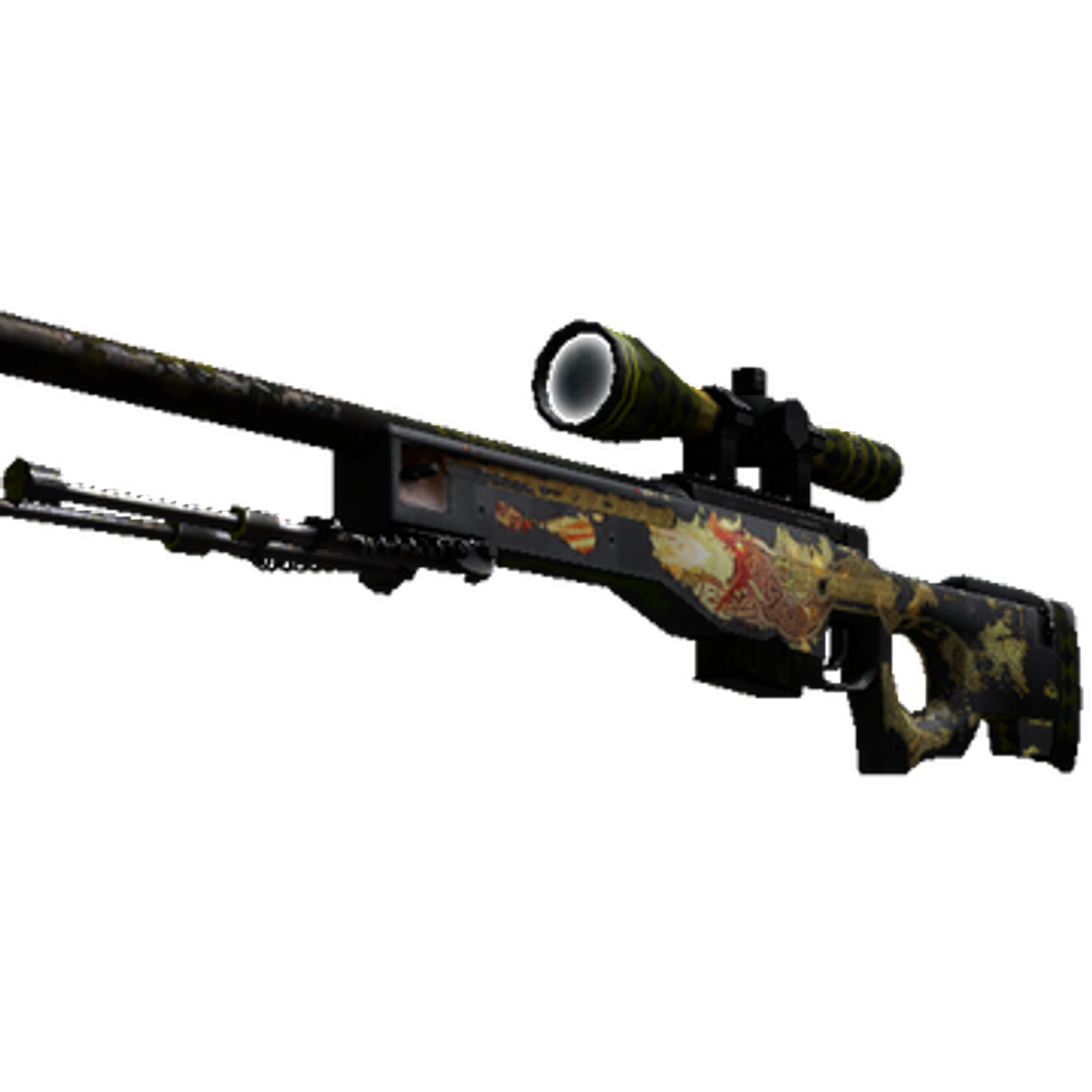 Fashion  AWP | Dragon Lore (Battle-Scarred) 