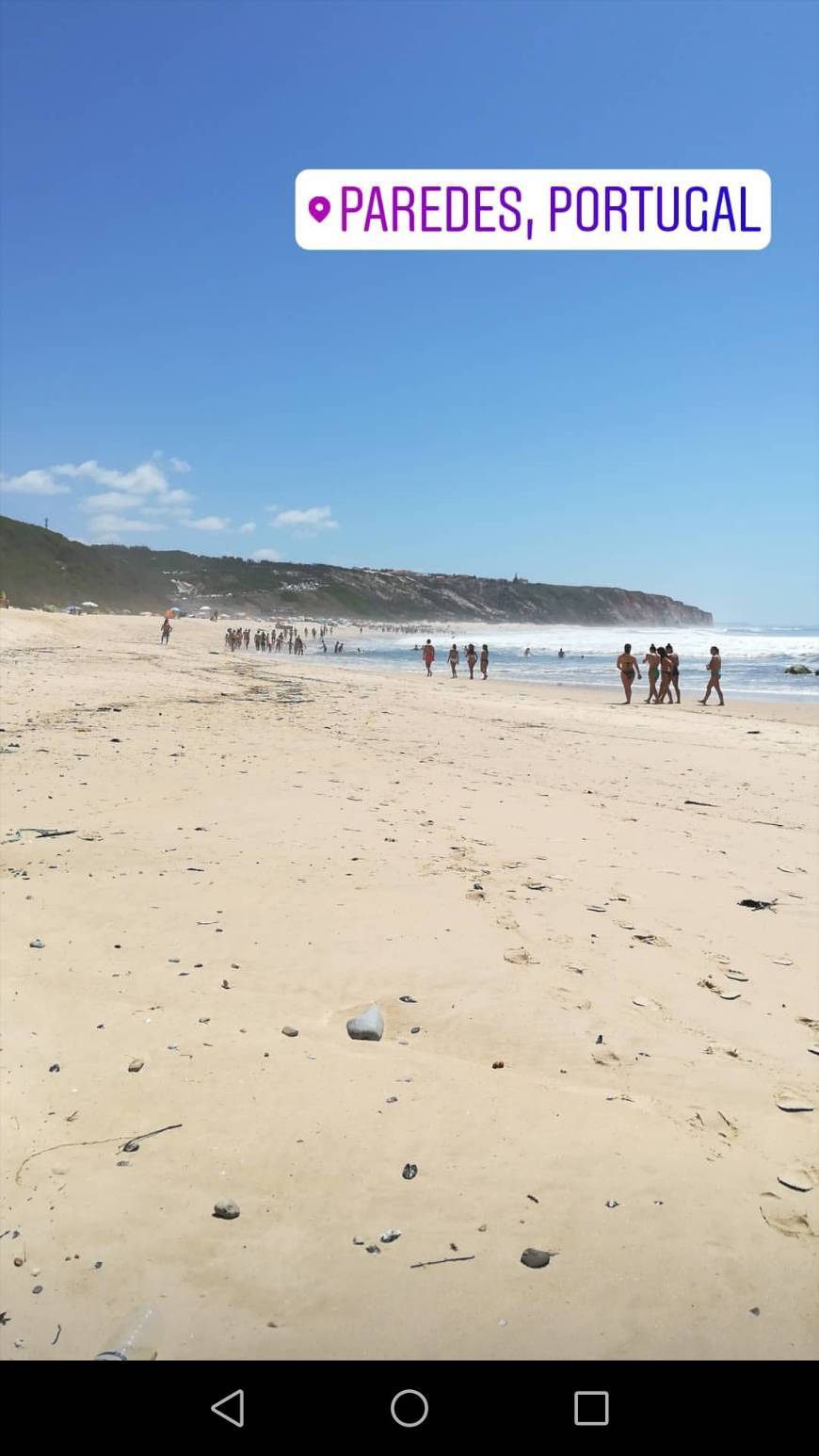 Lugar Praia das Paredes