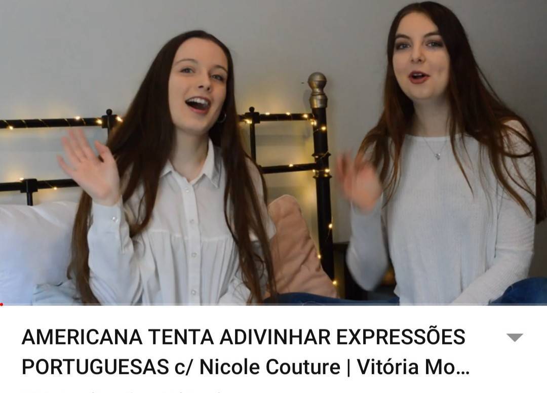 Fashion Americana tenta adivinhar expressões Portuguesas