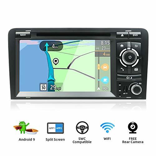 Autoradio Android 9.0-2 Din Estéreo de navegación GPS Compatible Para Audi A3
