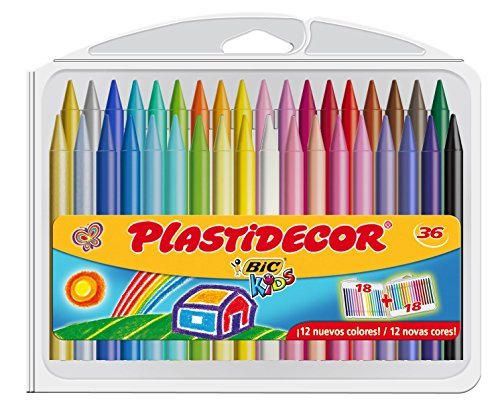 BIC Kids Plastidecor - Estuche de 36 unidades