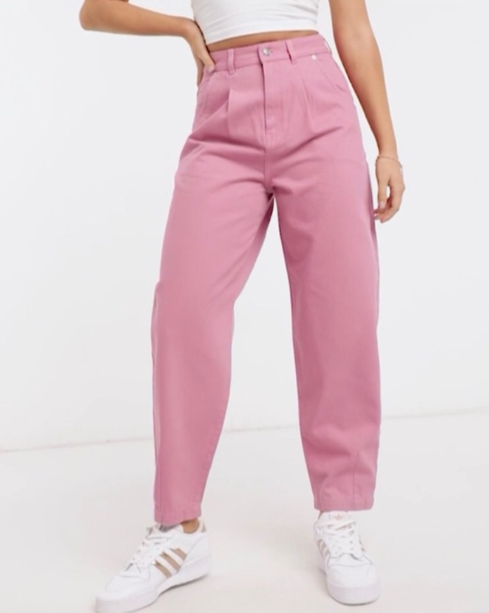 Products slouchy jeans in dusty rose