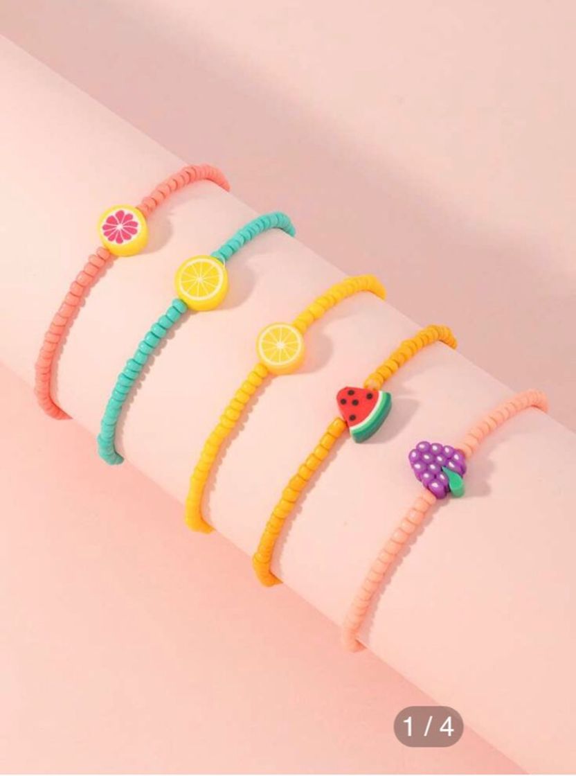 Moda Pulseirinhas de frutas