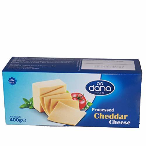 Producto Bloque de queso Cheddar procesado Dana 400 gr