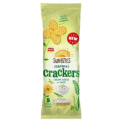 Places Walkers Sunbites Crema De Queso Y Cebollino 24g X 5 Por Paquete