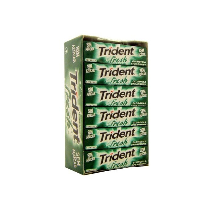 Producto TRIDENT -CHICLES Hierbabuena Sin azúcar 24 uds