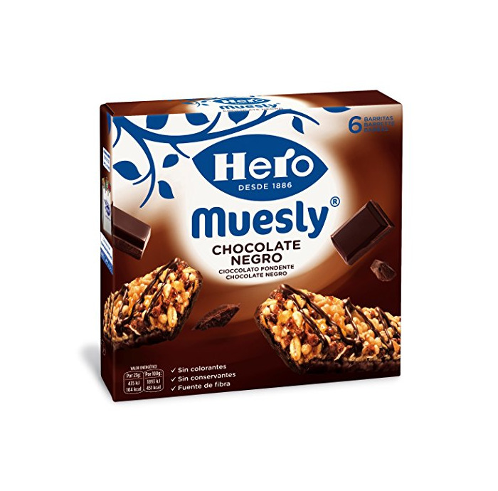 Producto Hero - Muesly Choco.Negro Est. 6x23 gr - Pack de 5