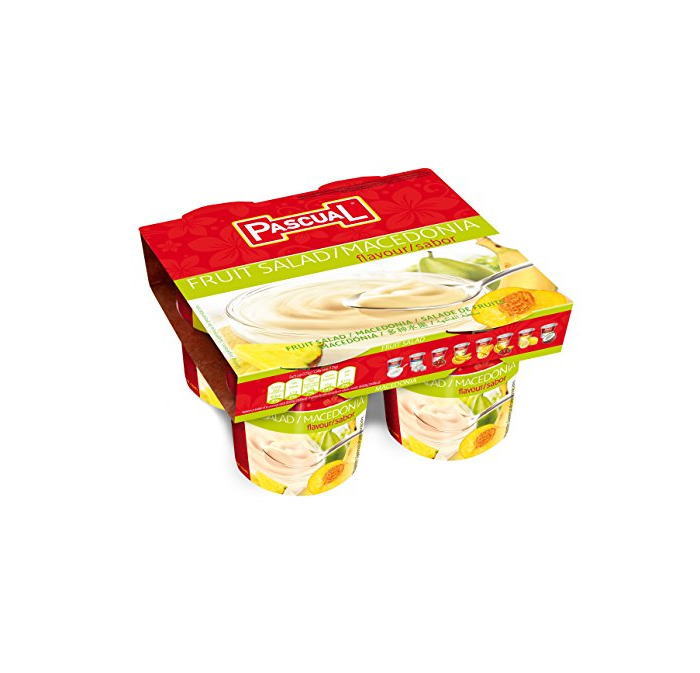 Producto Pascual Yogur Sabor a Macedonia - Paquete de 4 x 125 gr