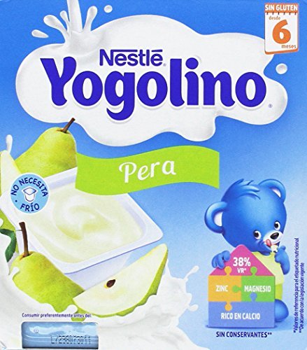 Producto Nestlé Iogolino Alimento infantil, leche fermentada con puré de pera - Paquete