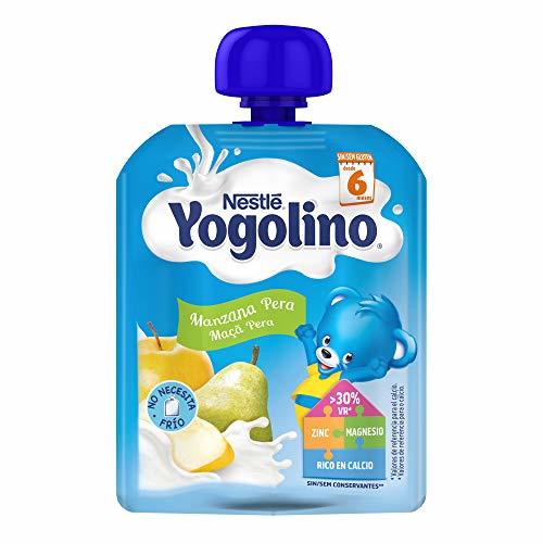 Products Nestlé Yogolino Postre lácteo Bolsitas con Manzana y Pera