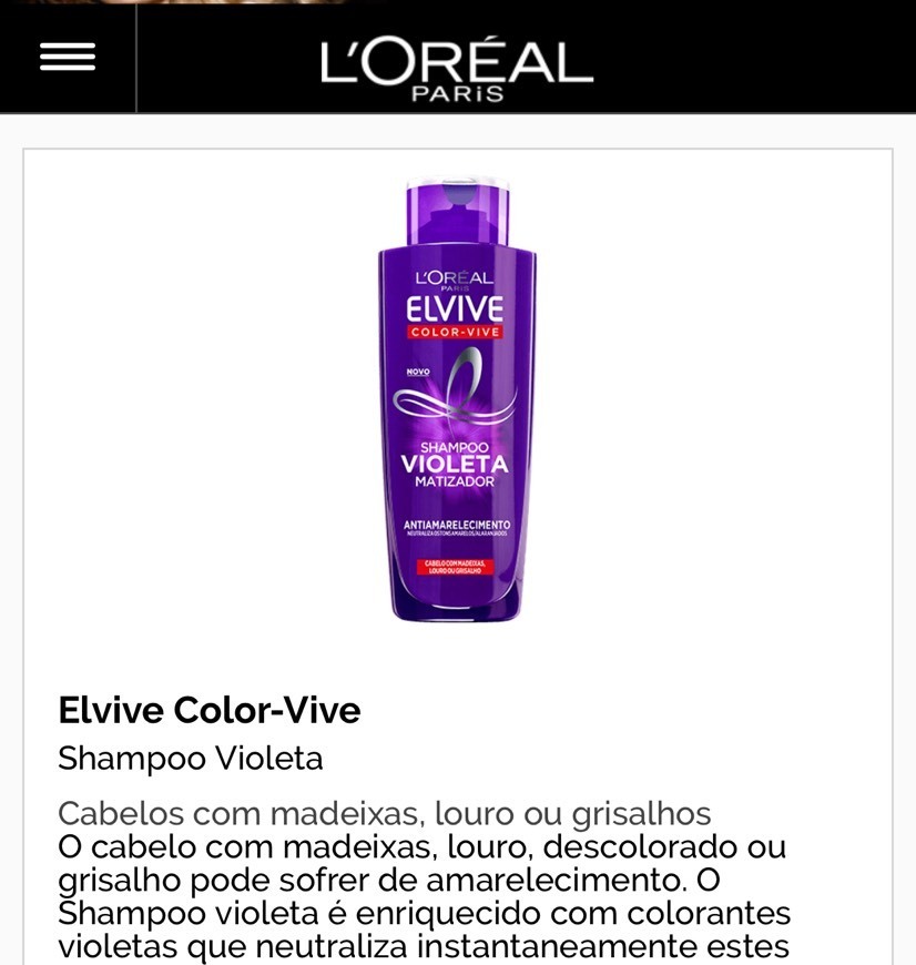 Productos Shampoo violeta