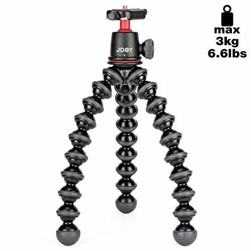 JOBY GorillaPod Kit 3K - Trípode Flexible Ligero con Rótula para Cámaras