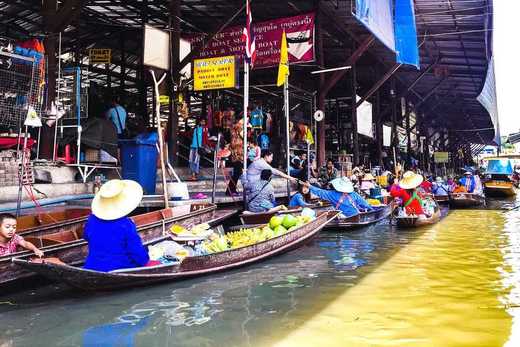 Mercado Flutuante Bang Nam Phueng
