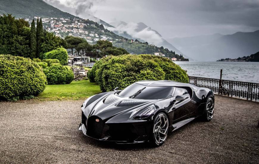 Fashion Bugatti noir voiture 