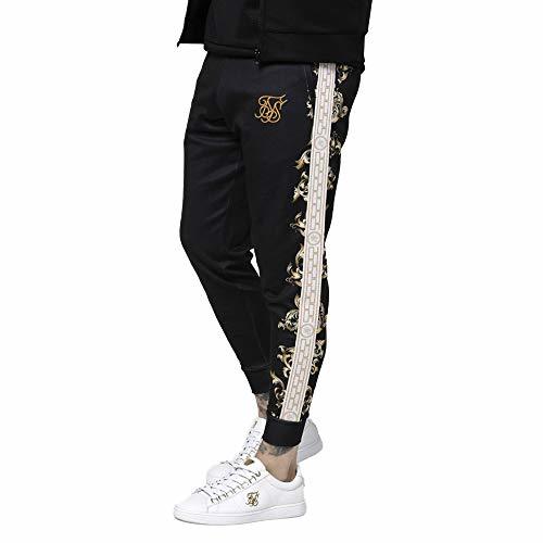 Moda Sik Silk Black Edition Poly Cuffed Jogger Pants - Black