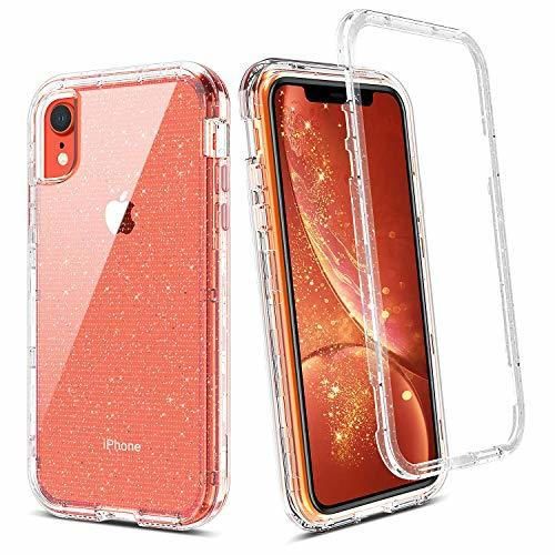 BENTOBEN iPhone XR Funda Transparente Cristal Brillante Resistente Cuerpo Protectora Completo Antigolpes