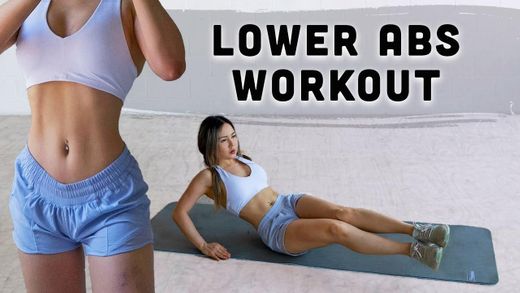 BEST 10 min Lower Abs Workout Routine - YouTube