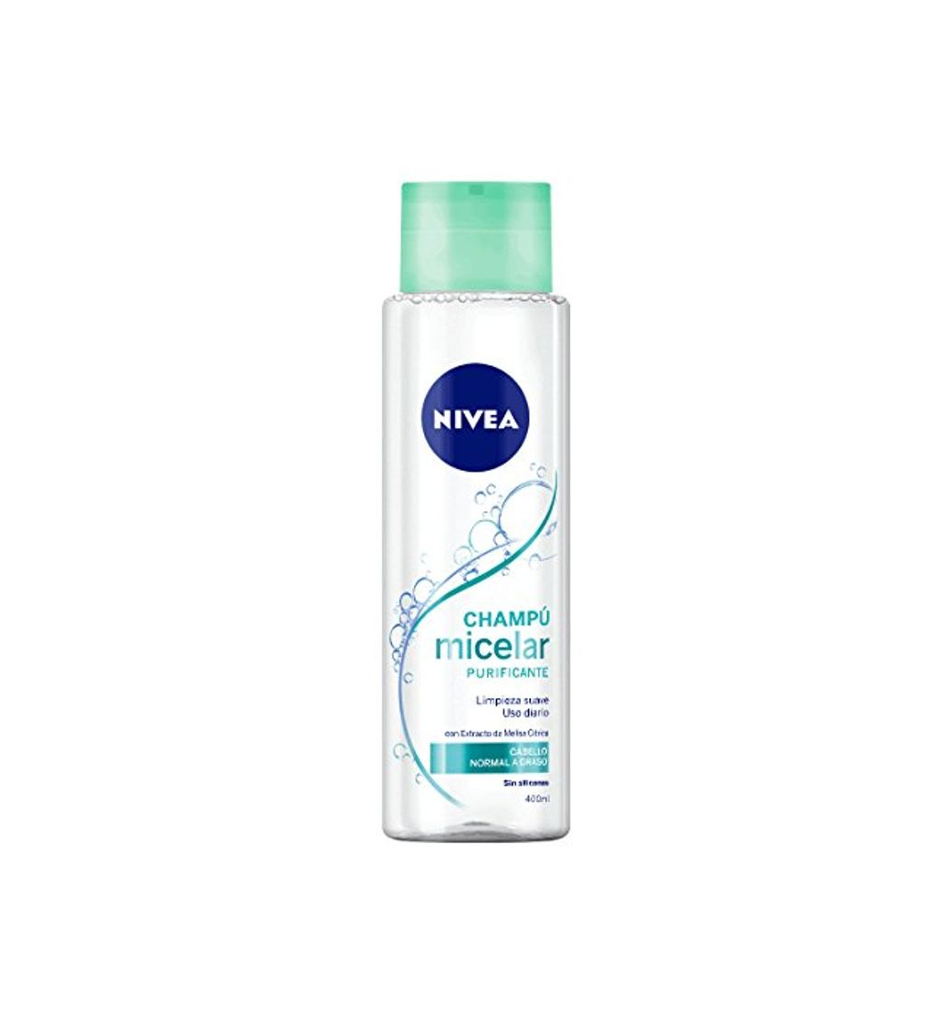 Beauty NIVEA Champú Micelar Purificante - 4 Recipientes x 400 ml - Total