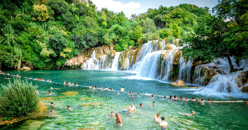 Lugar Parque nacional Krka