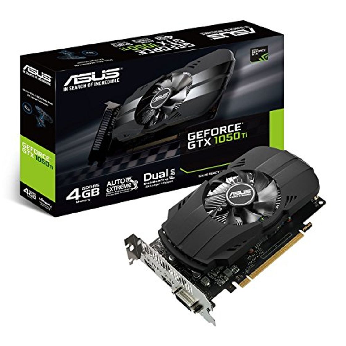 Social ASUS PH-GTX1050TI-4G - Tarjeta gráfica