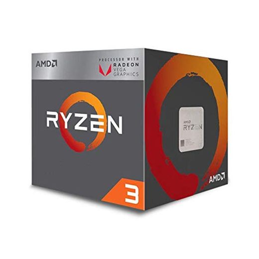 AMD Ryzen 3 2200G, Procesador con Cooler Wraith Stealth (3.5 hasta 3.7