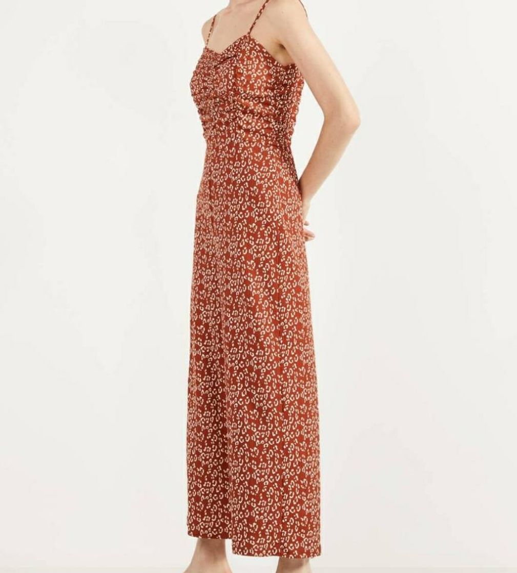 Social macacão comprido de alças