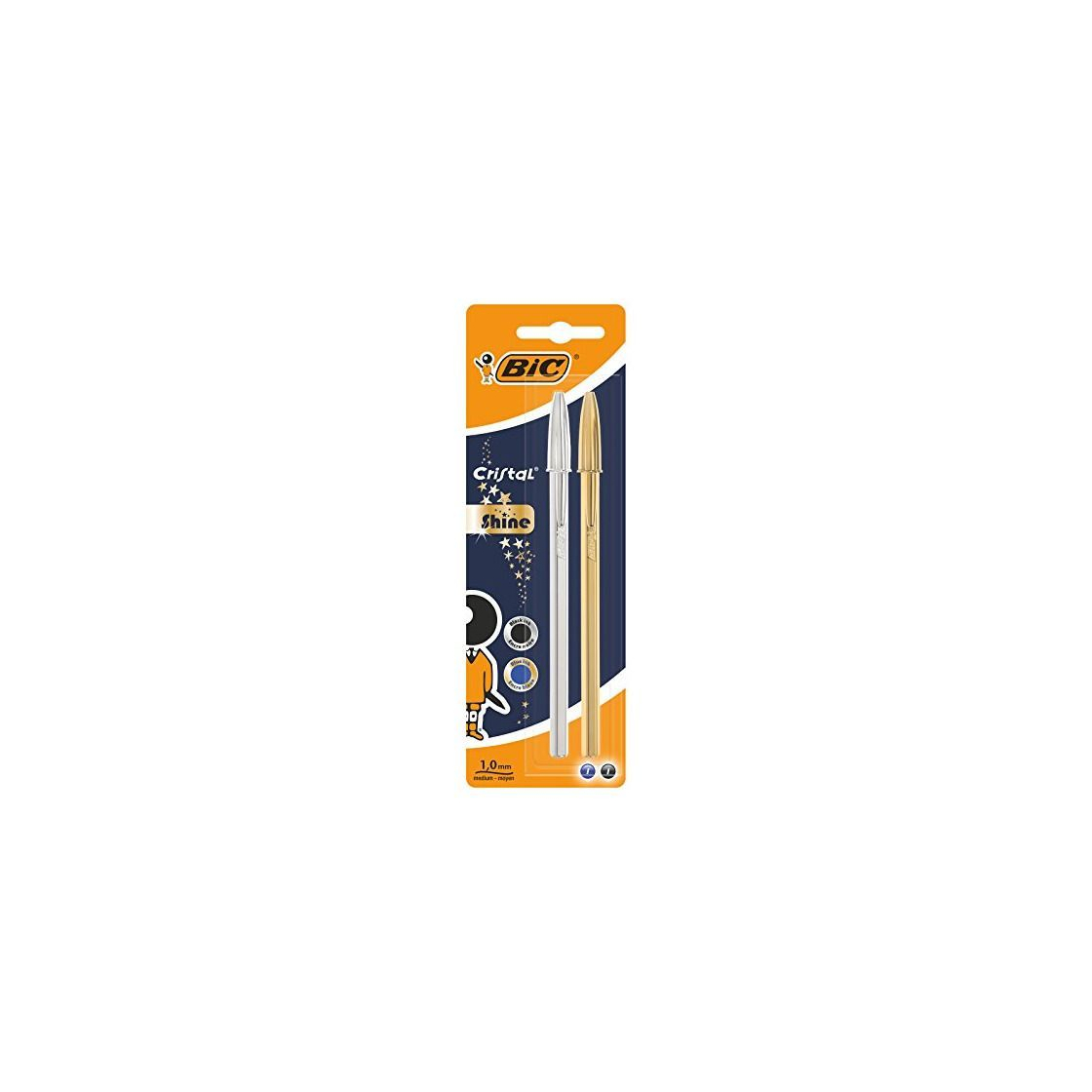 Electrónica BIC Cristal Celebrate - Pack de 2 bolígrafos