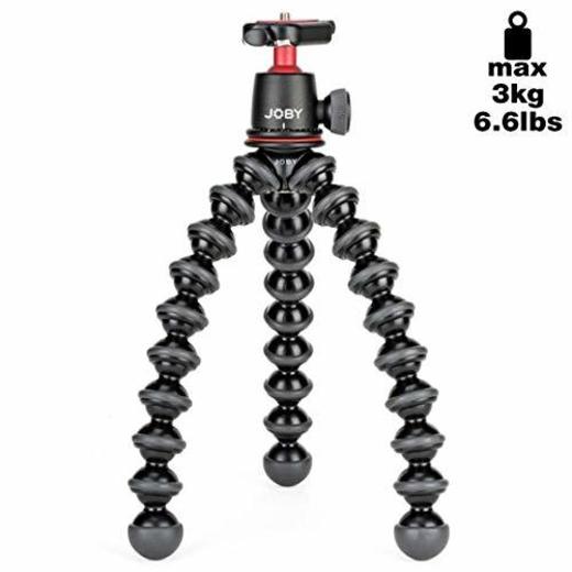 JOBY GorillaPod Kit 3K - Trípode Flexible Ligero con Rótula para Cámaras