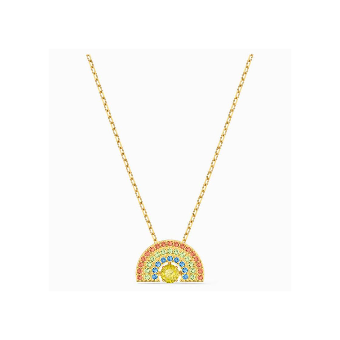 Social Swarovski Sparkling Dance Rainbow Necklace