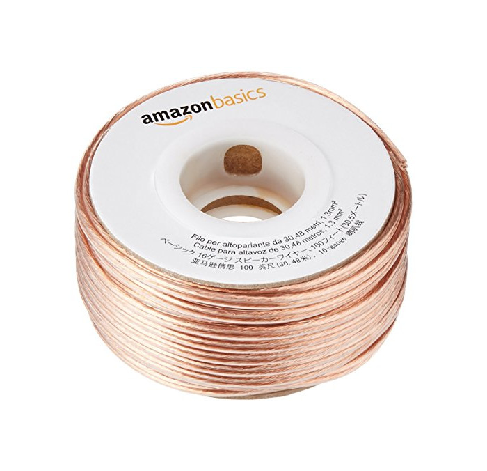 Producto AmazonBasics - Cable para altavoces