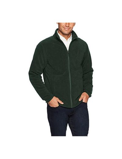 Amazon Essentials - Chaqueta de forro polar con cremallera completa para hombre,