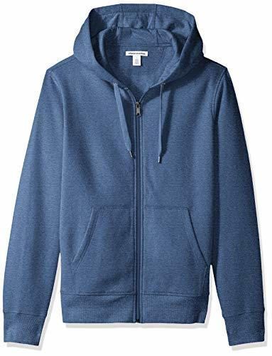 Amazon Essentials Full-Zip Hooded Fleece Sweatshirt sudadera, Azul