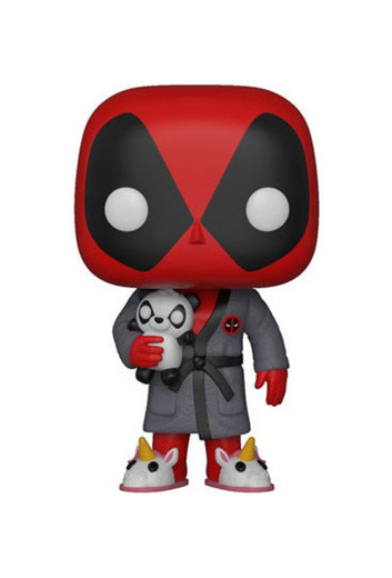 Funko- Figura Pop Marvel Parody Deadpool in Robe Vinilo, Multicolor