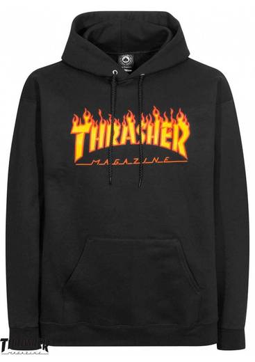 Thrasher Flame Logo Hood 'Black' 