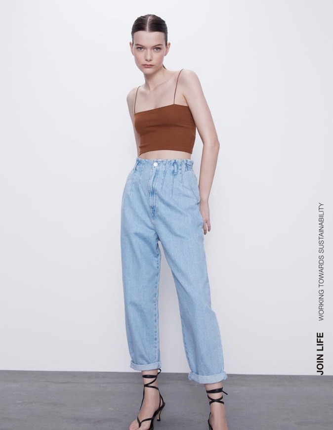 Social Top Alças Zara