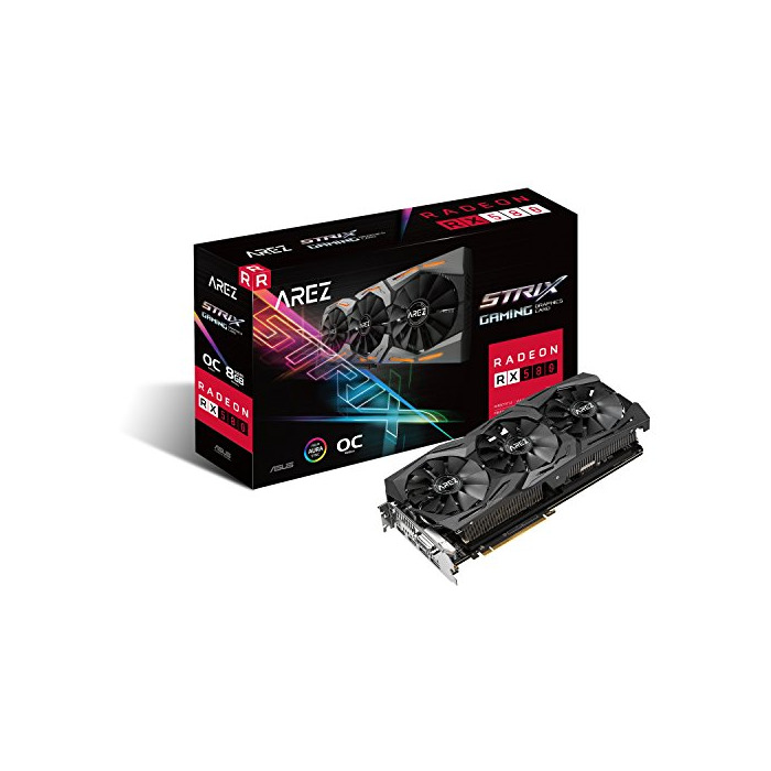 Electrónica ASUS AREZ-STRIX-RX580-O8G-GAMING Radeon RX 580 8 GB GDDR5 - Tarjeta gráfica