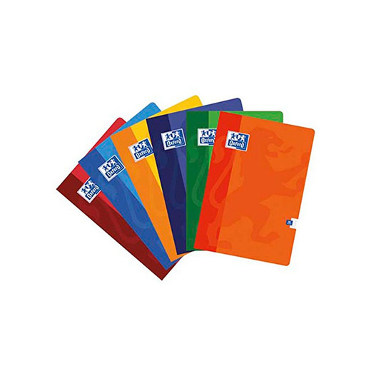 Oxford - Cuaderno A4 Pauta 2,5mm 48hj 90gr, multicolor