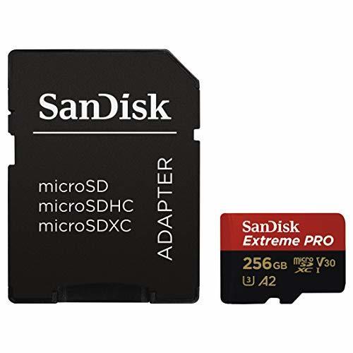 Electronic SanDisk Extreme PRO - Tarjeta de memoria microSDXC de 256 GB con adaptador