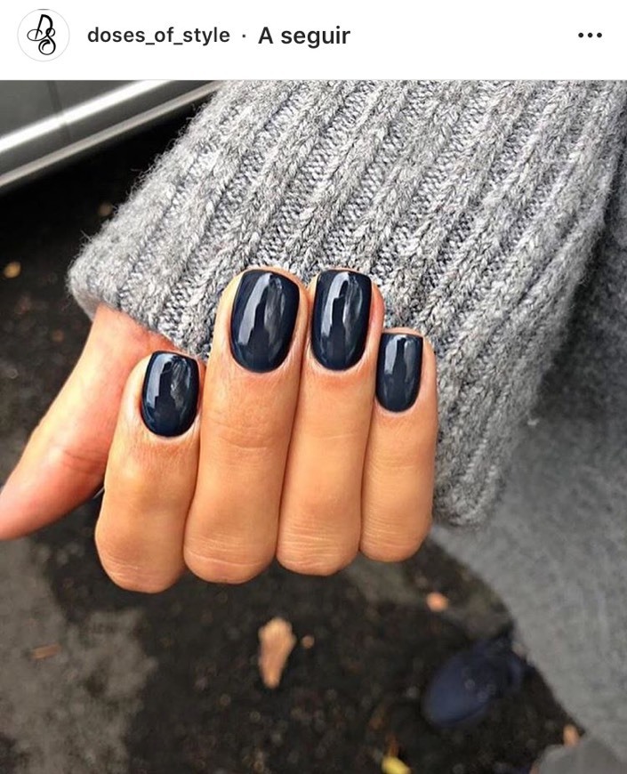 Fashion Black Nails 