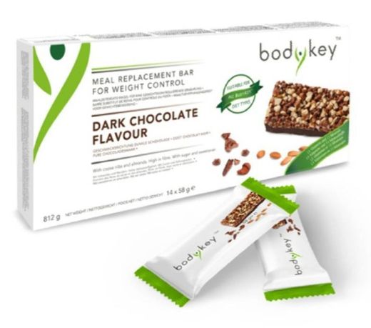 Barras Chocolate negro e frutos secos Bodykey