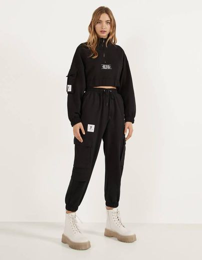 Sweatshirt e calças jogger