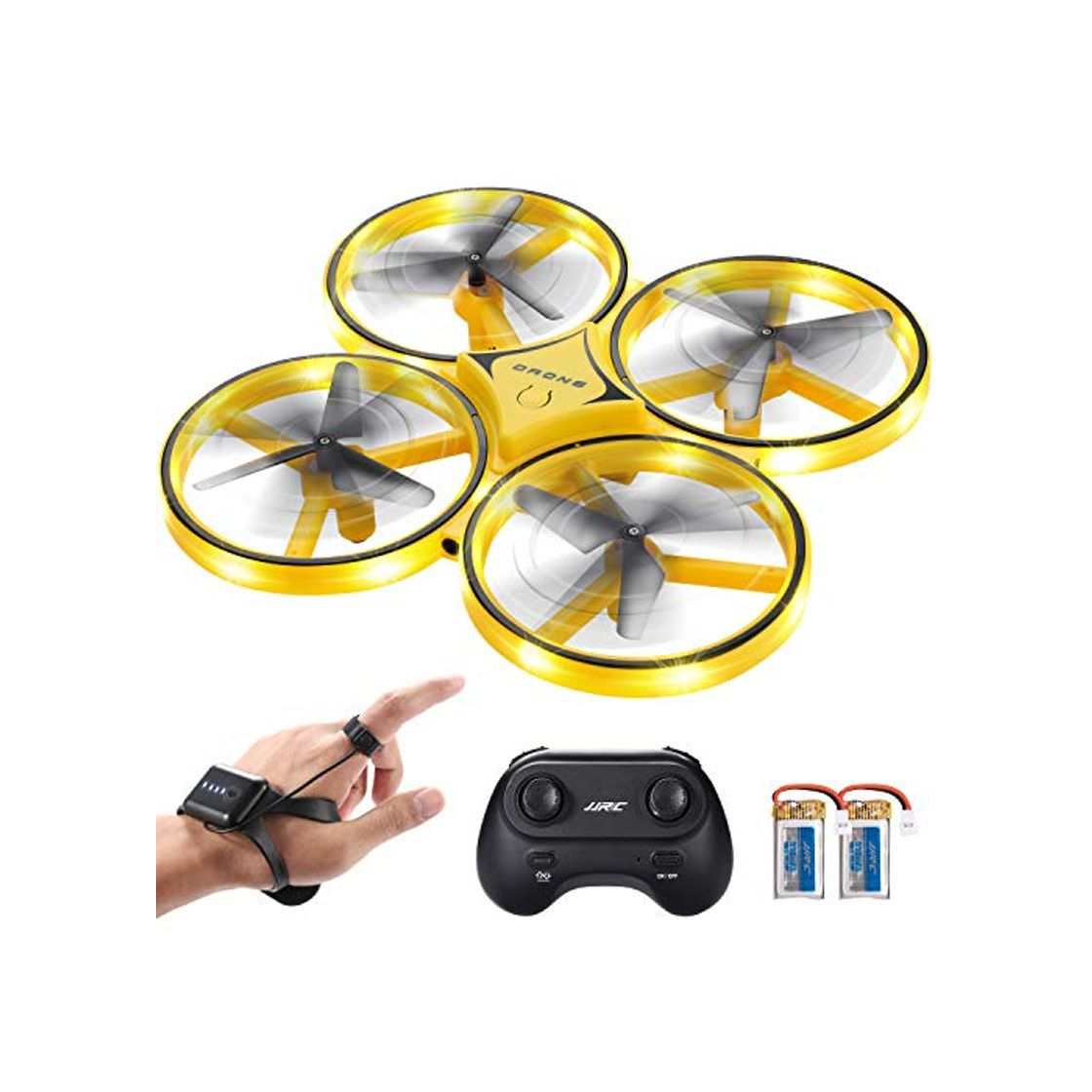 Product SGILE RC Drone con LED, con Control de Gestos/Rotación de 360 Grados/Modo