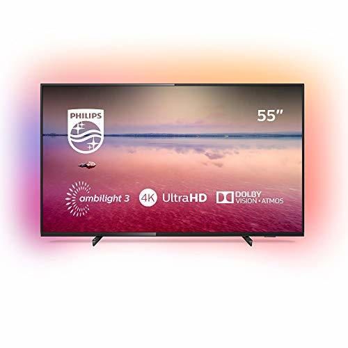 Philips 55PUS6704/12 - Smart TV LED 4K UHD, 55 pulgadas, Resolución de